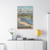 Crazy Mountain and Yellowstone River Standard Canvas