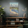 Crazy Mountain and Yellowstone River Standard Canvas