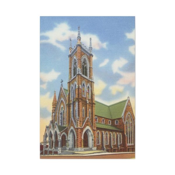 St. Paul's Cathedral, Worcester, Mass Standard Canvas