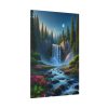 Waterfall in Woods Standard Canvas