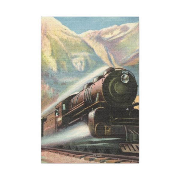 North Coast Limited in Bozeman Pass Standard Canvas