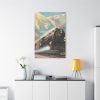 North Coast Limited in Bozeman Pass Standard Canvas