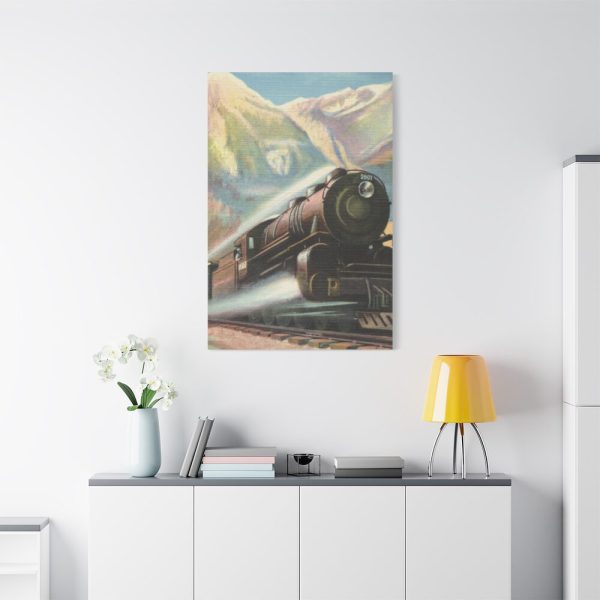 North Coast Limited in Bozeman Pass Standard Canvas