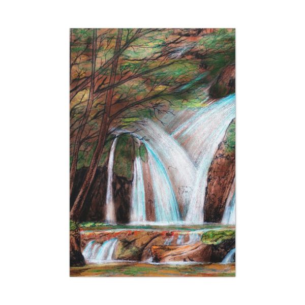 91655-6.jpg Waterfall Drawing Standard Canvas