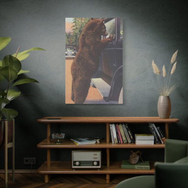 Hold up bear, Yellowstone National Park Standard Canvas