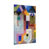 91655-85.jpg Colorful Architecture (1917) by Paul Klee Standard Canvas