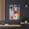 91655-88.jpg Colorful Architecture (1917) by Paul Klee Standard Canvas