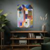 91655-89.jpg Colorful Architecture (1917) by Paul Klee Standard Canvas
