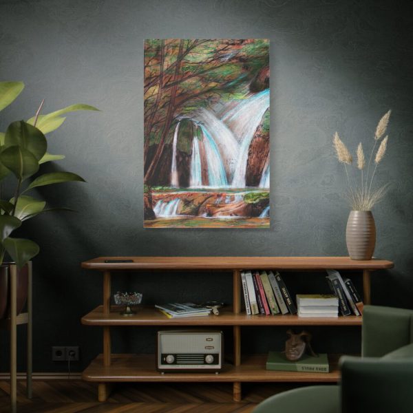 91655-9.jpg Waterfall Drawing Standard Canvas