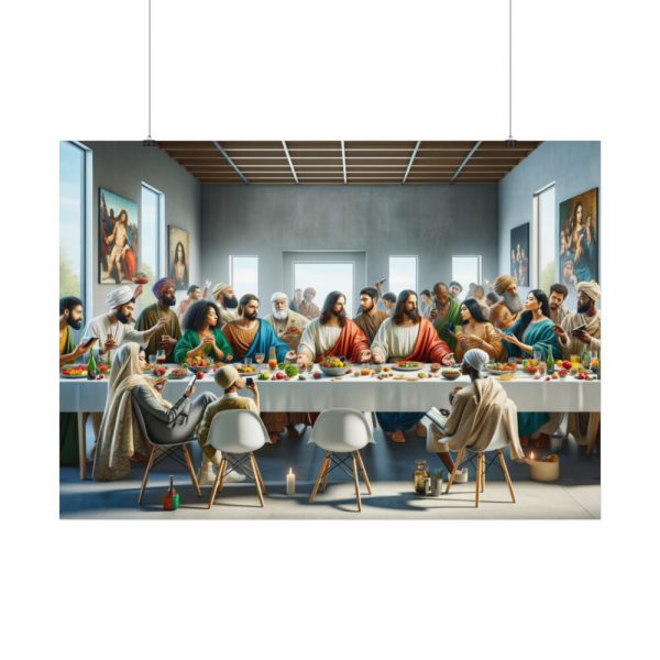 92408-106.jpg Modern Interpretation of Leonardo da Vinci's The Last Supper Poster