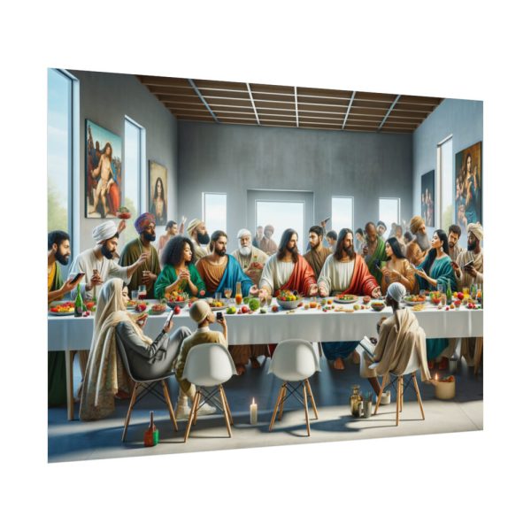 92408-107.jpg Modern Interpretation of Leonardo da Vinci's The Last Supper Poster