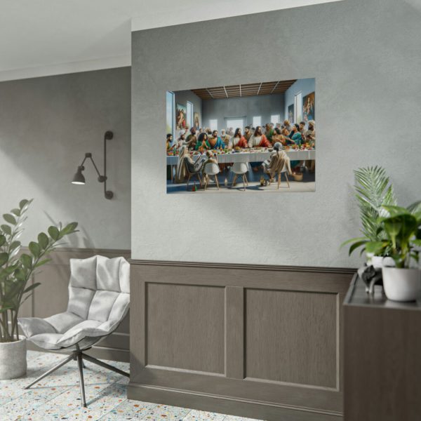 92408-109.jpg Modern Interpretation of Leonardo da Vinci's The Last Supper Poster