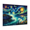92408-12.jpg Niagara Falls Under Starry Night Poster