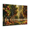 92408-152.jpg Orchard Bounty With Fruit-Laden Trees And RusticLadder Poster