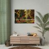 92408-153.jpg Orchard Bounty With Fruit-Laden Trees And RusticLadder Poster