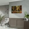 92408-154.jpg Orchard Bounty With Fruit-Laden Trees And RusticLadder Poster