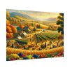 92408-167.jpg Traditional Harvest Scene Capturing the Essence of Pastoral Landscapes Poster
