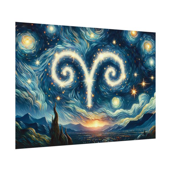 Zodiac Sign of Aries Poster