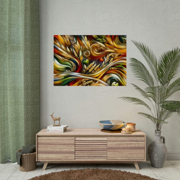 92408-173.jpg Abstract Harvest With Bold Colors an Patterns Poster
