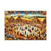 92408-175.jpg Spirit of Folk Art, Featuring a Harvest Festival Scene Poster