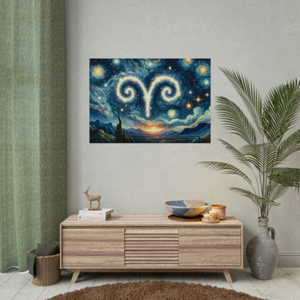 Zodiac Sign of Aries Poster
