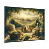 92408-182.jpg Grape Harvest With Lush Vineyards Poster