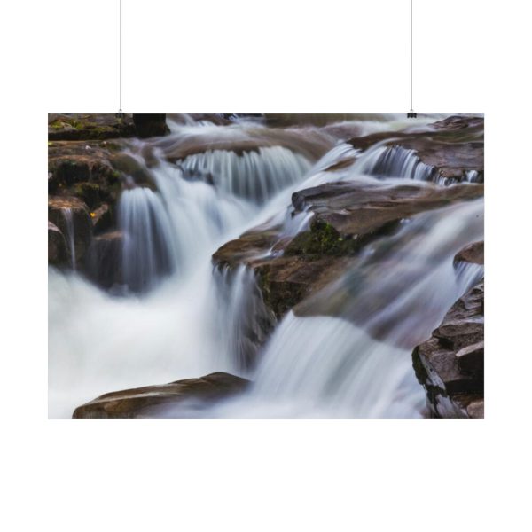 92408-221.jpg Stream of Water in Rumania Poster