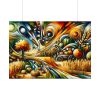 Harvest Theme Through Modern Art Styles Poster