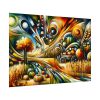 Harvest Theme Through Modern Art Styles Poster