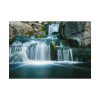 Waterfall Tumbling Down From Rocks Poster