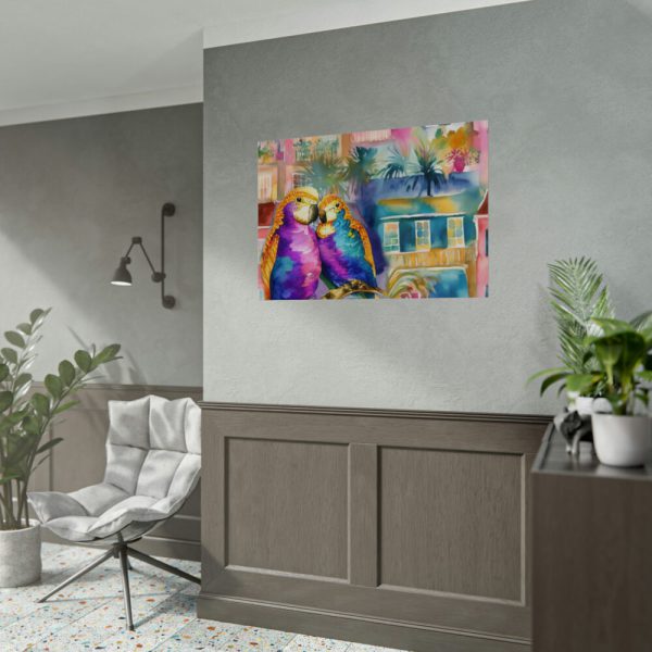 92408-264.jpg Cuba Havana Parrots Poster
