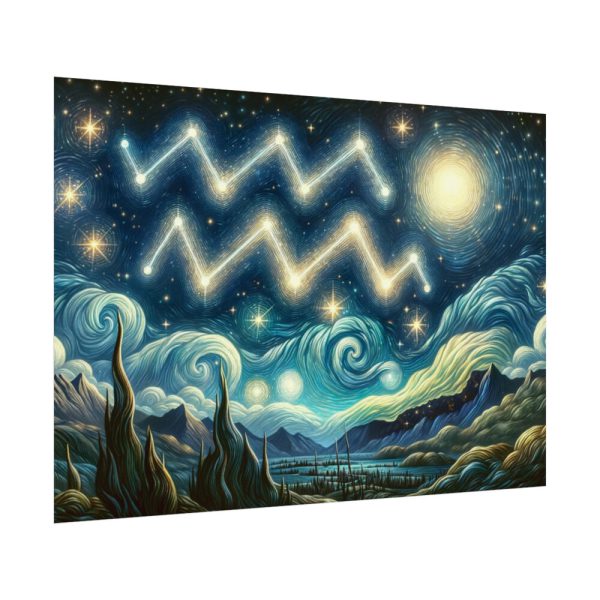 92408-27.jpg Zodiac Sign of Aquarius Poster