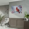 Red Cardinal Bird Winter Poster