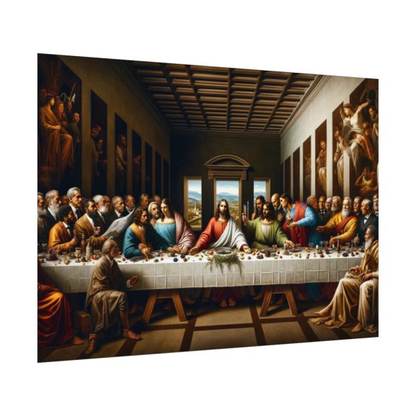 92408-282.jpg Leonardo da Vinci's The Last Supper World Leaders From Historical Periods Poster