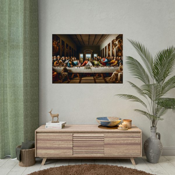 92408-283.jpg Leonardo da Vinci's The Last Supper World Leaders From Historical Periods Poster