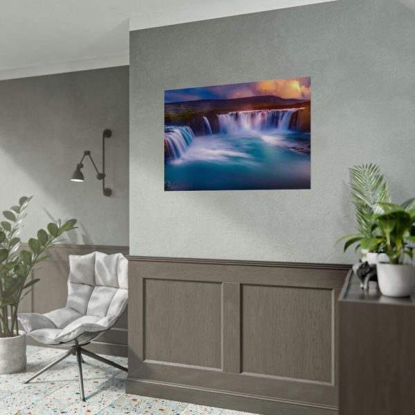 92408-299.jpg Water Texture, Waves, Beach Scenery Poster