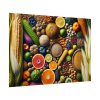92408-307.jpg Macro Image Showcasing Detail of Fruits Grains and Vegetables Poster