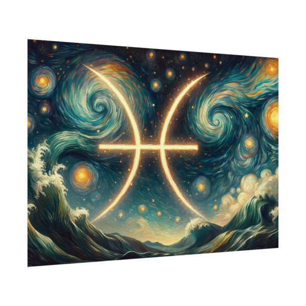 Zodiac Sign of Pisces Poster