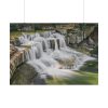 Falls on Taughannock Creek Poster