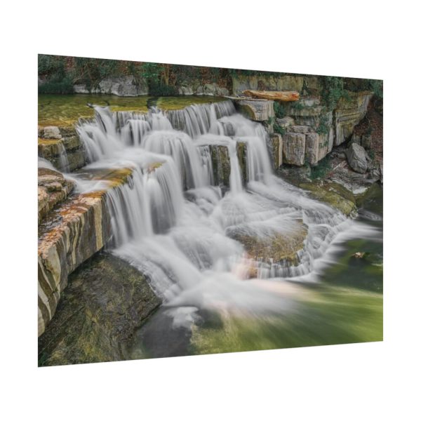 Falls on Taughannock Creek Poster