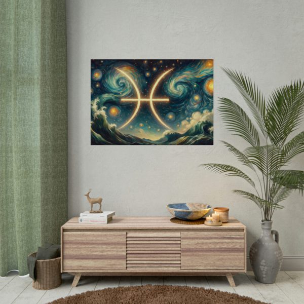 Zodiac Sign of Pisces Poster
