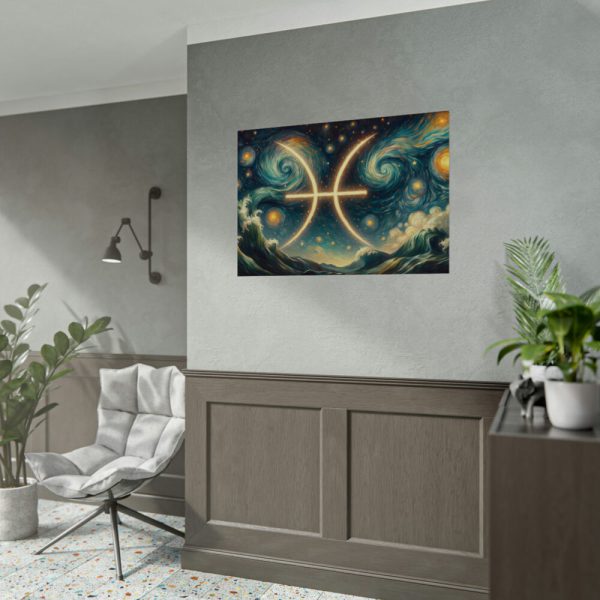 Zodiac Sign of Pisces Poster