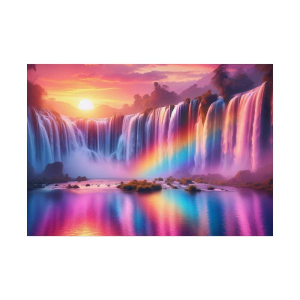 92408-350.jpg Colorful Waterfall Poster