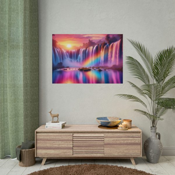 92408-353.jpg Colorful Waterfall Poster