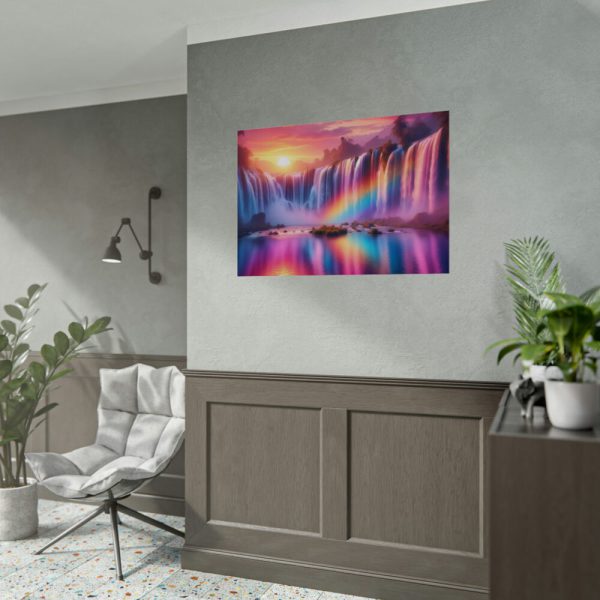 92408-354.jpg Colorful Waterfall Poster