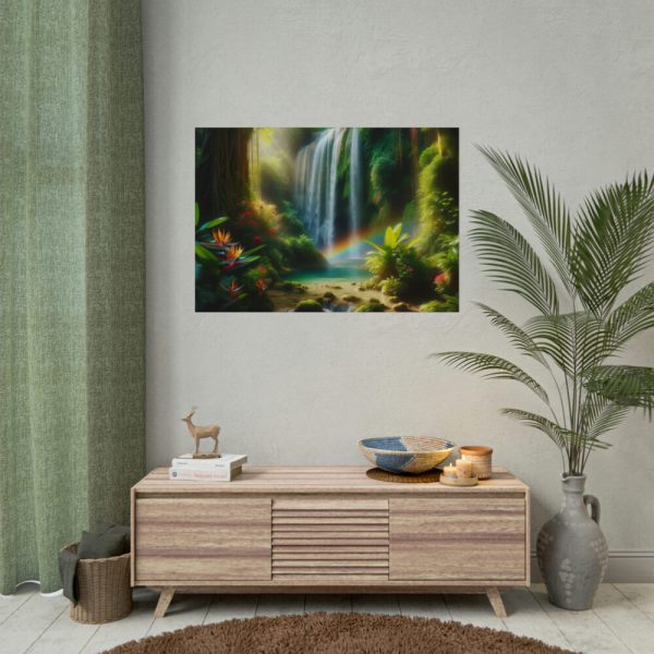 92408-368.jpg Tropical Paradise Waterfall Poster