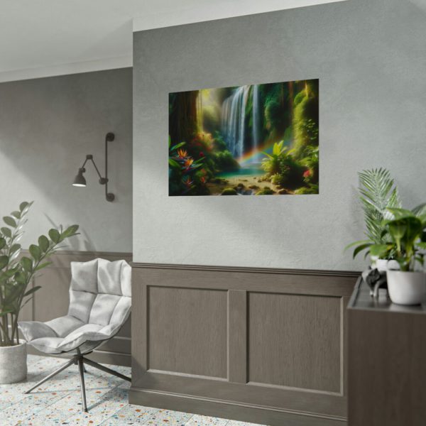 92408-369.jpg Tropical Paradise Waterfall Poster