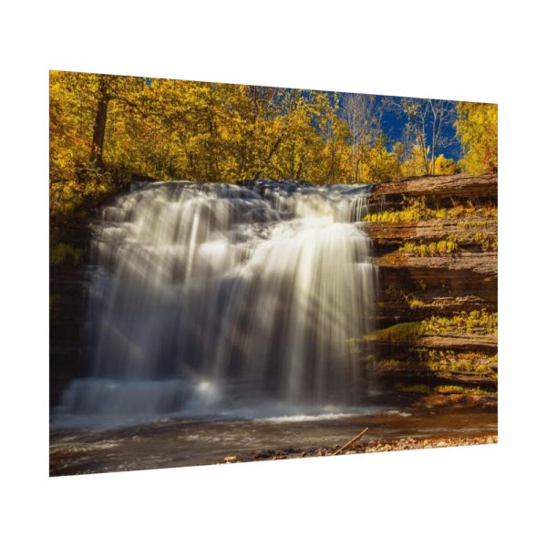 92408-387.jpg Waterfall in Autumn Poster