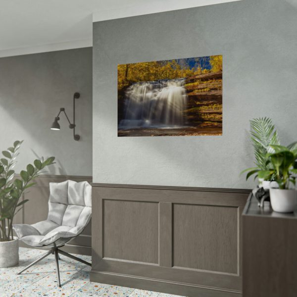 92408-389.jpg Waterfall in Autumn Poster