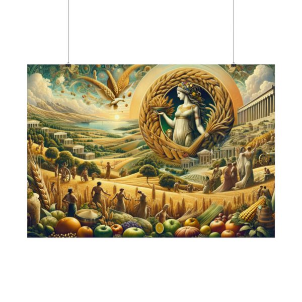 92408-396.jpg Mythological and Historical Elements to Depict Ancient Harvest Poster